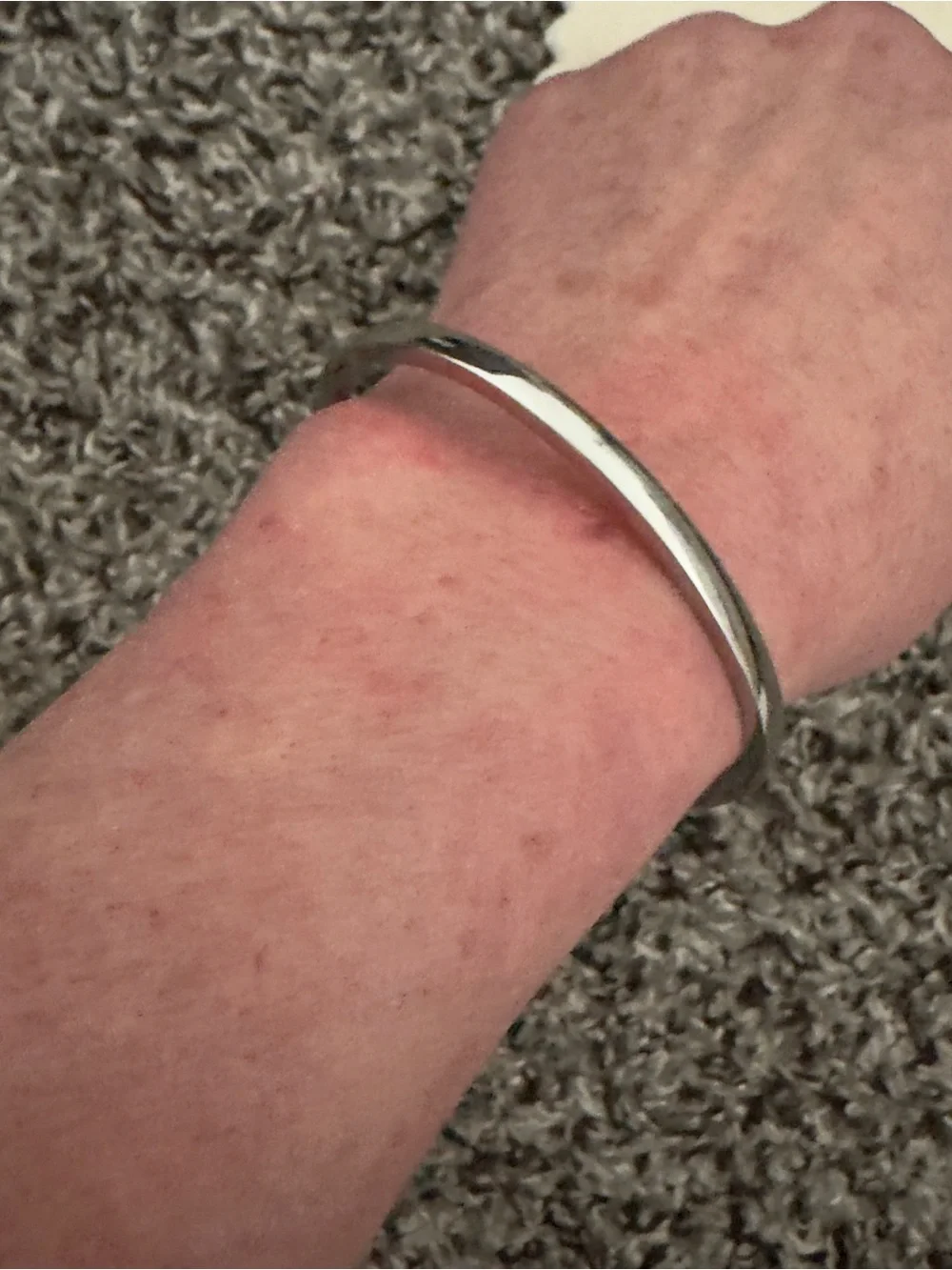 Simple Silver Cuff Bracelet